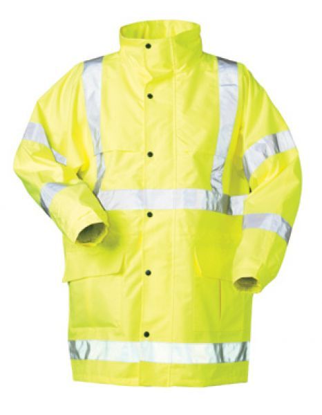 F-SAFESTYLE-Warnschutz-Regenjacke, *MARC*, fluoreszierend gelb