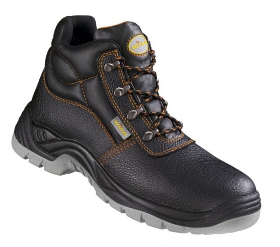WICA-Footwear, Arbeits-Berufs-Sicherheits-Schuhe, Schnrstiefel, Vita schwarz/orange