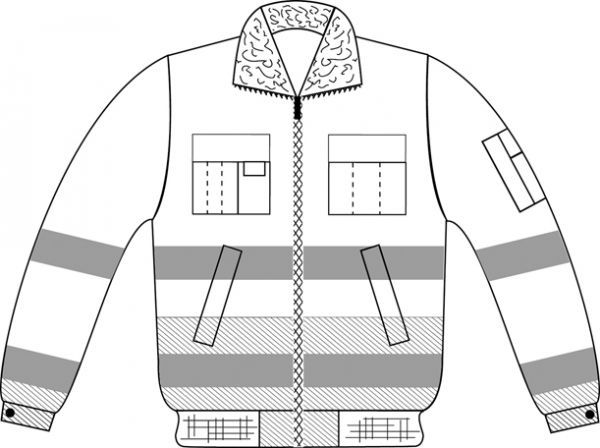 PLANAM-Warnschutz, Warn-/Wetter-Schutz Comfort-Jacke kontrast orange/marine