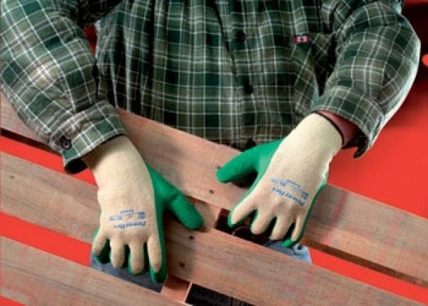 ANSELL-Workwear, Allzweck-Strick-Handschuhe, "POWER FLEX", 80-100, gelb/grn, VE = 12 Paar