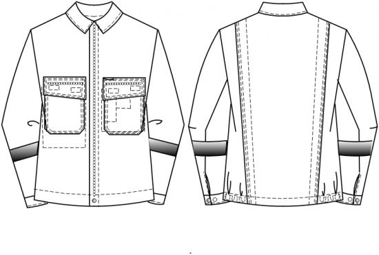 BEB-Workwear, Arbeitsjacke, Herren-Arbeits-Berufs-Bund-Jacke, mit Reflexstreifen, marine