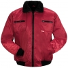 PLANAM-Workwear, Winter-Piloten-Berufs-Jacke, Gletscher, rot
