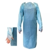 AMPRI-Med-Comfort-PE Kittel, hellblau, blau, 112 x 90 cm, Polyethylen, VE= 100 Stück