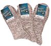 WOWERAT-Socken mit original Jeans-Style, 3/2-Rippe, 6-er Teilung, 3-er Pkg., natur-jeansmelange