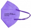 PSA-FFP2-Maske, Einwegmaske, Atemschutz, Mundschutz, lila, VE = 10 Stück